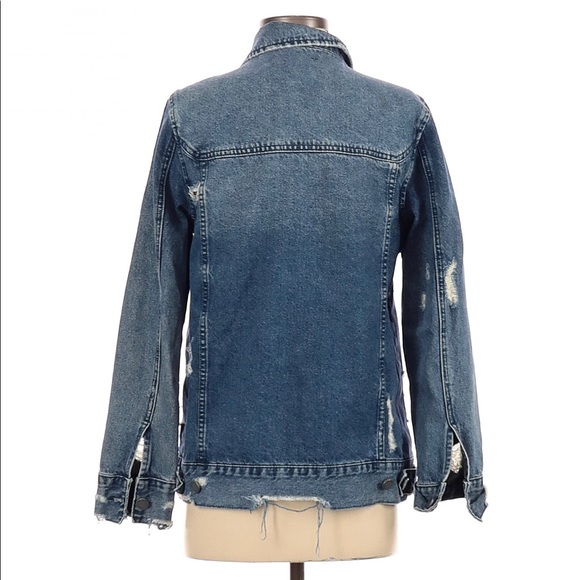 Jean jacket distressed - Picture 1 of 3